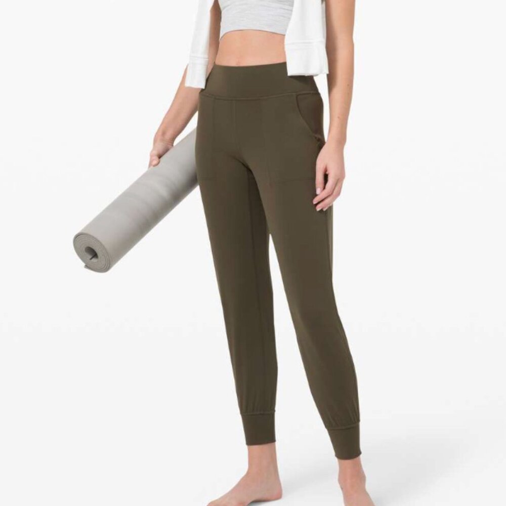 Lululemon Align Jogger 28" Dark Olive Size 6 Women's